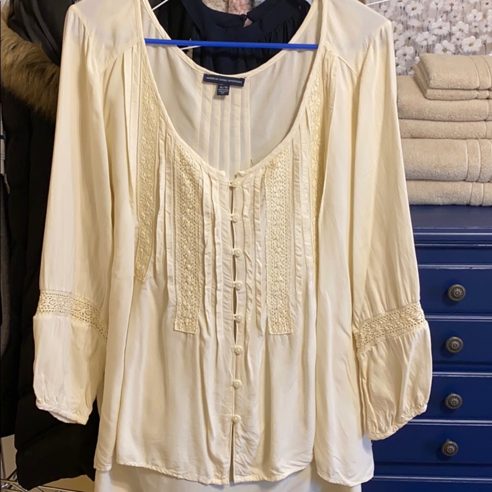Cream color blouse